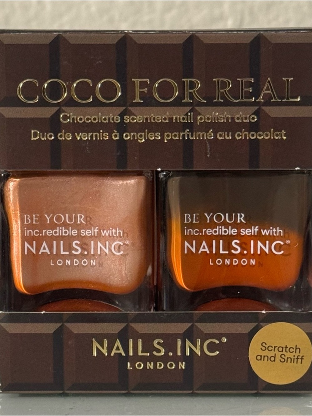 Nails Inc Coco For Real Nail Polish Set